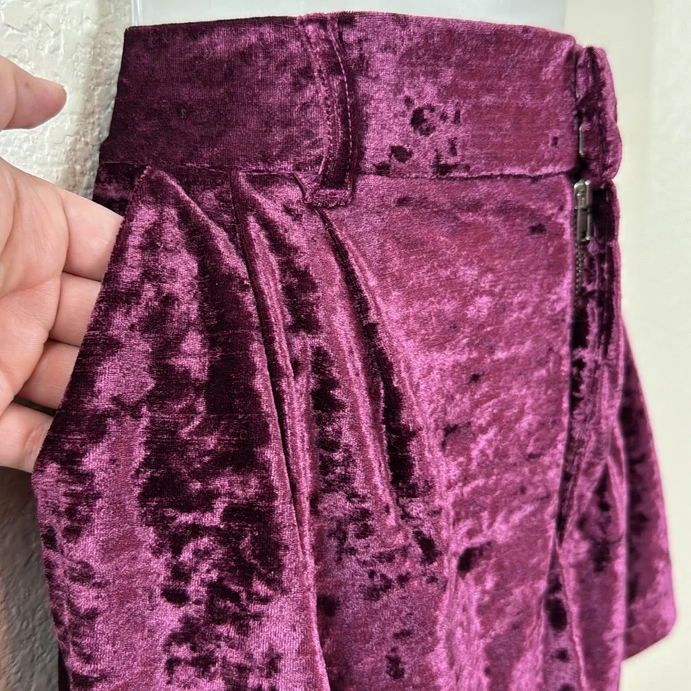 Free People Roma Velvet Shorts Size Small NWOT - Picture 7 of 9